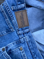 Vintage men's blue Wrangler denim jeans in L| W38 L32| SKU 4466