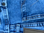 Vintage men's blue Wrangler denim jeans in L| W38 L32| SKU 4466