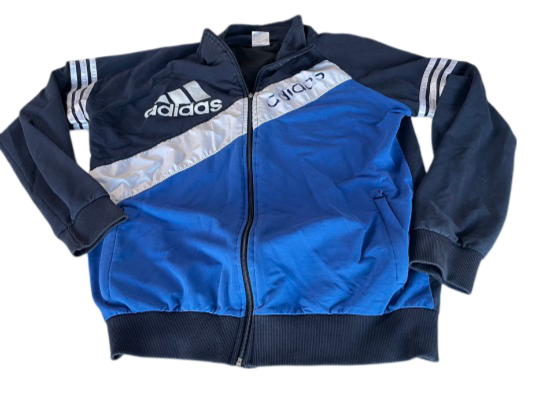 Vintage blue Adidas windbreaker full zip jacket in M|L29 W21|SKU 4467