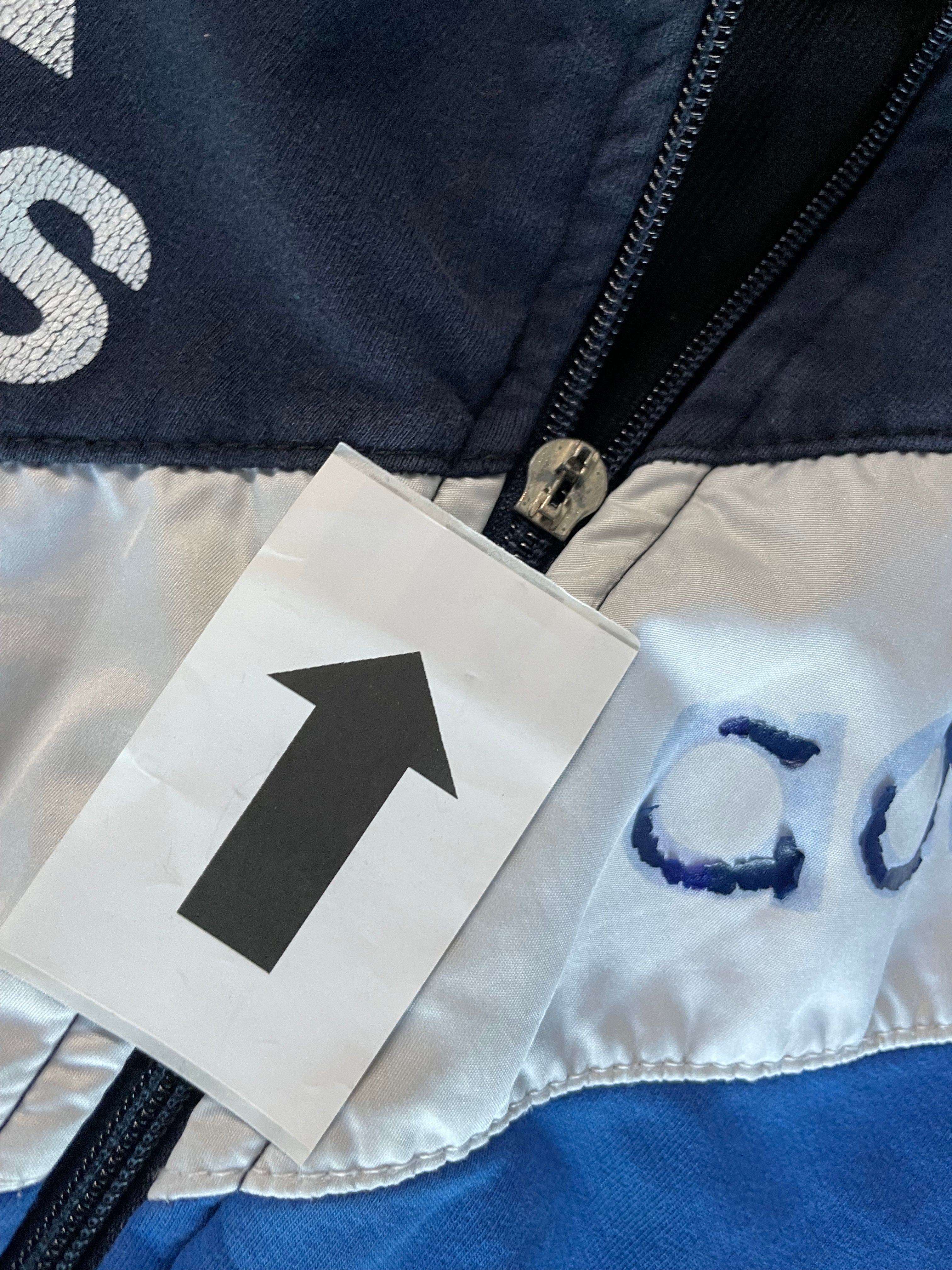 Vintage blue Adidas windbreaker full zip jacket in M|L29 W21|SKU 4467