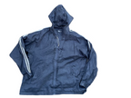 Vintage Protonic black full zip windbreaker hoodie jacket in XL|L 31 W27|SKU 4468