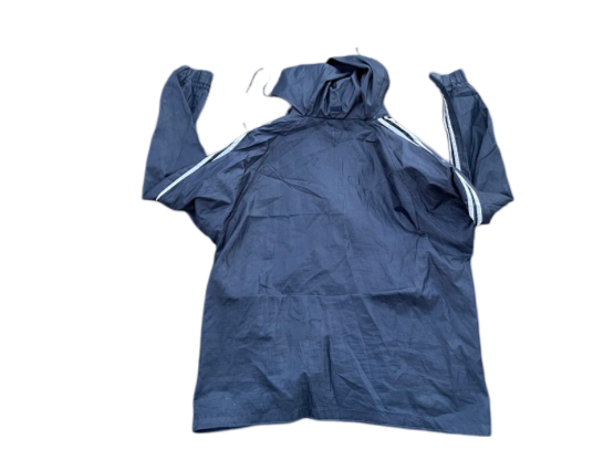Vintage Protonic black full zip windbreaker hoodie jacket in XL|L 31 W27|SKU 4468