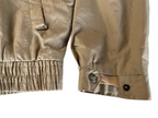 Vintage cream light full zip bomber jacket in S| L26 W20| SKU 4471