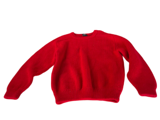 Vintage Marina Yatching red wool thick sweatshirt in S| L25 W18| SKU 4475