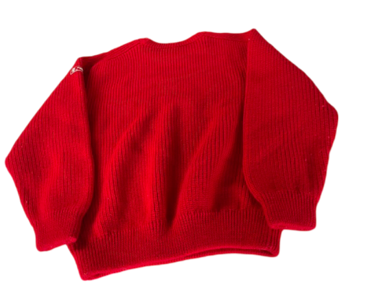 Vintage Marina Yatching red wool thick sweatshirt in S| L25 W18| SKU 4475