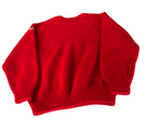 Vintage Marina Yatching red wool thick sweatshirt in S| L25 W18| SKU 4475
