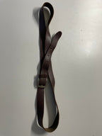 Vintage brown genuine leather belt | L43| SKU 4484