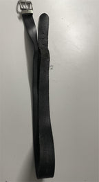 Vintage men's Tom Tailor black leather belt| L47| SKU 4492