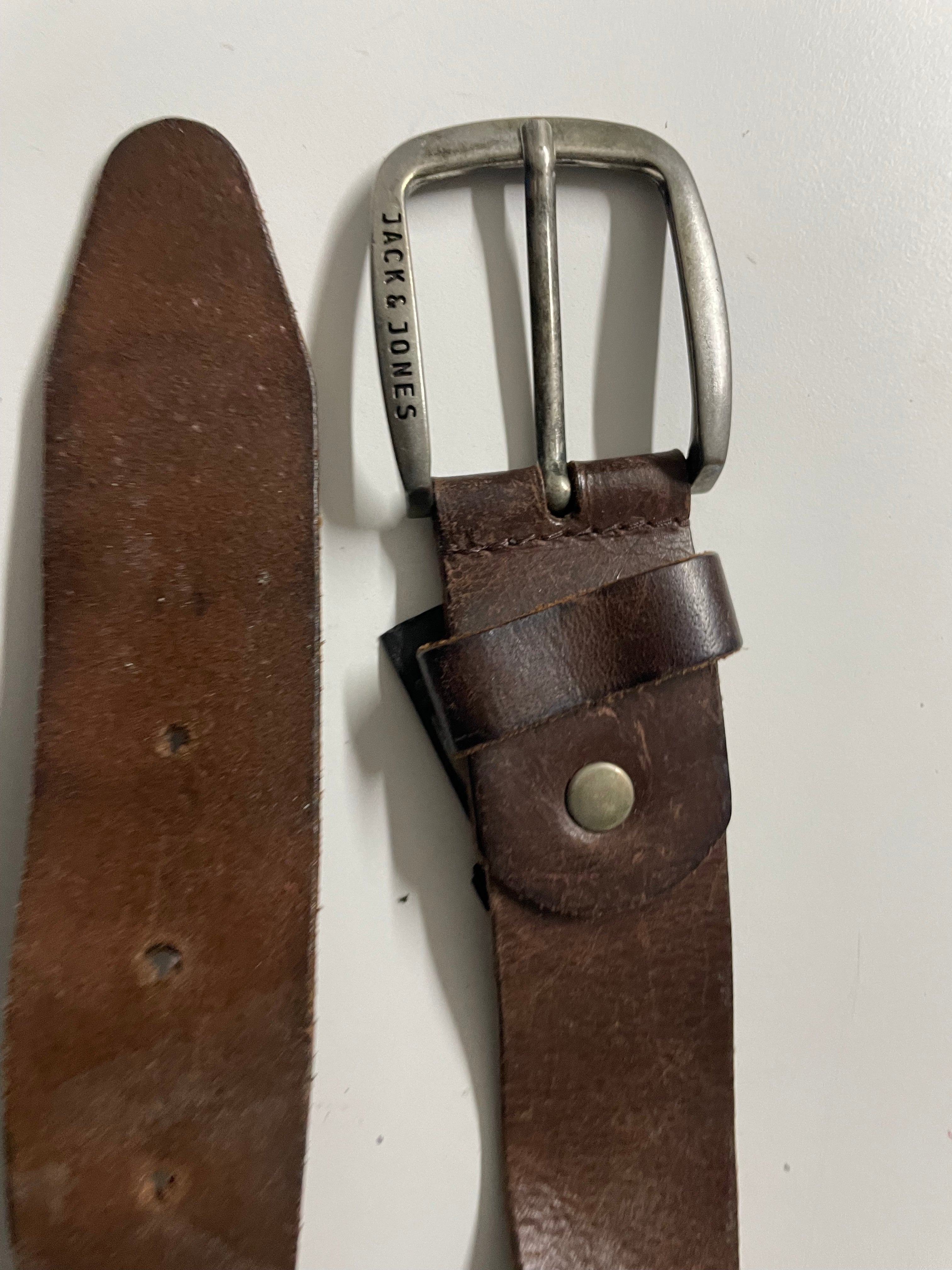 Vintage Men's Jack & Jones premium leather belt| L 42| SKU 4496