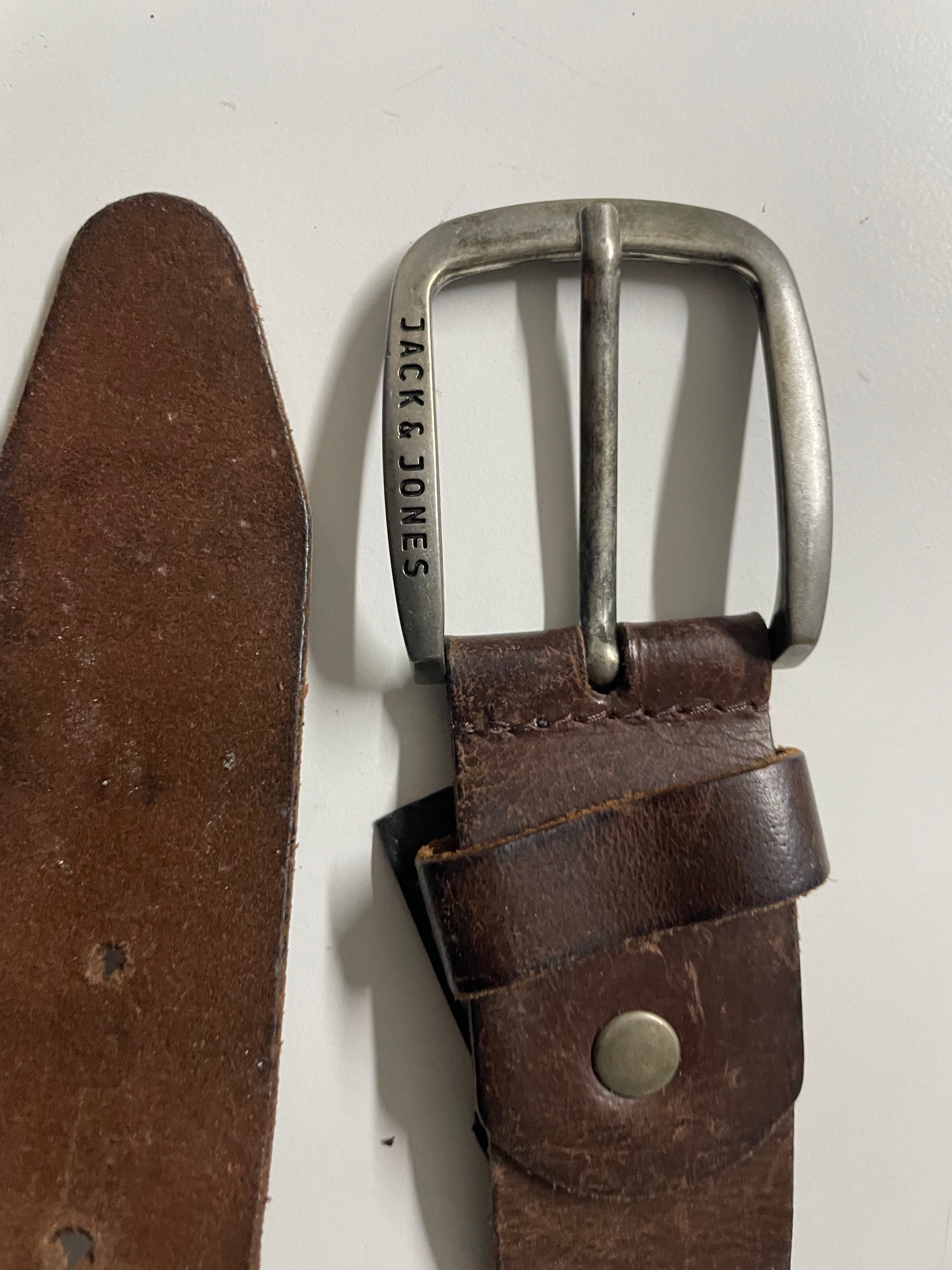 Vintage Men's Jack & Jones premium leather belt| L 42| SKU 4496