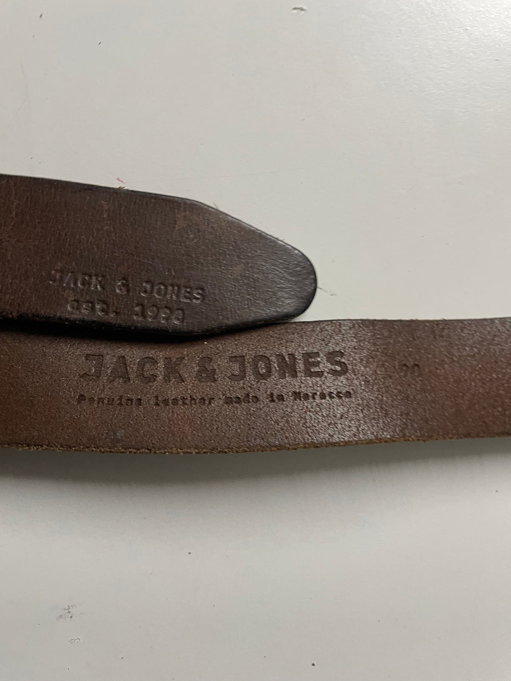 Vintage Men's Jack & Jones premium leather belt| L 42| SKU 4496