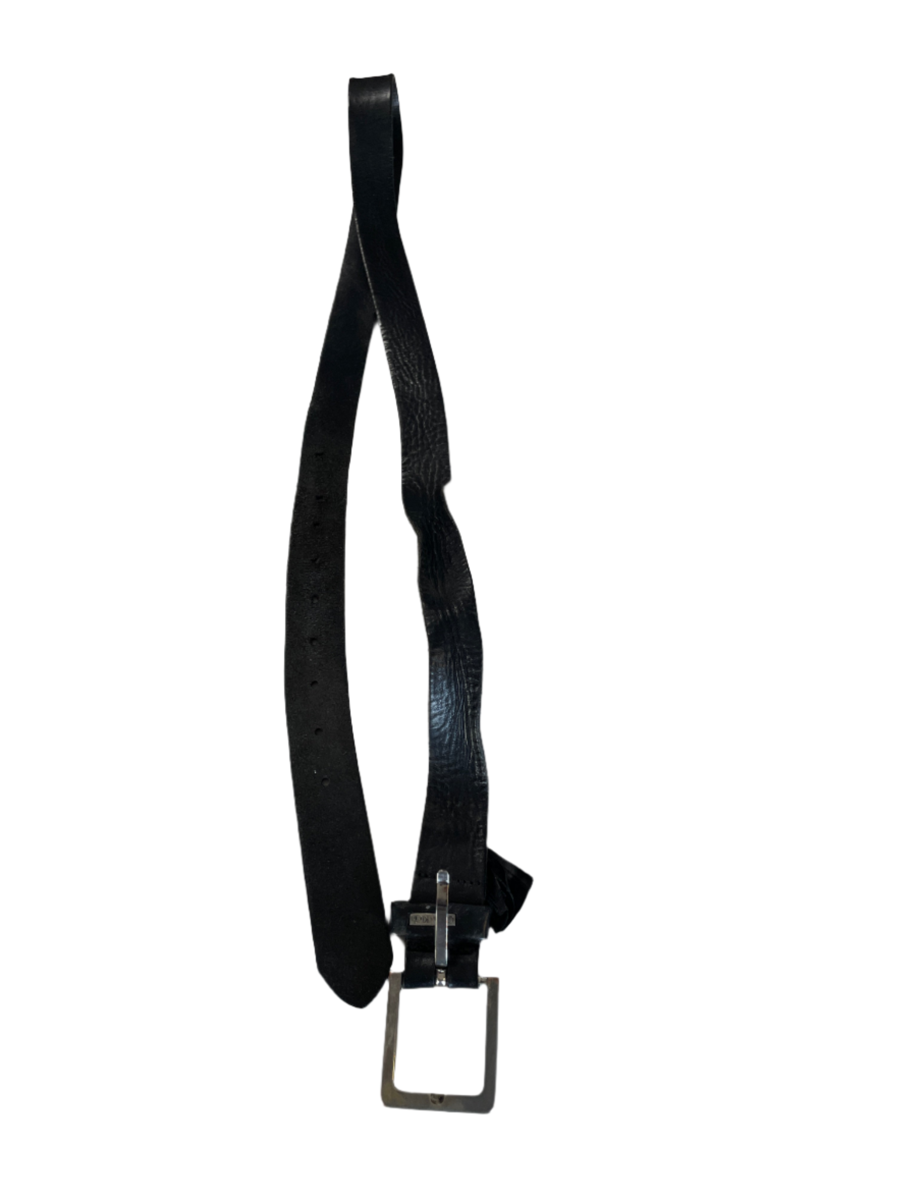 Calvin Klein Men's Belt | Vintage Leather Jeans Belt Black L50 (Est Size L-XL) SKU 5273