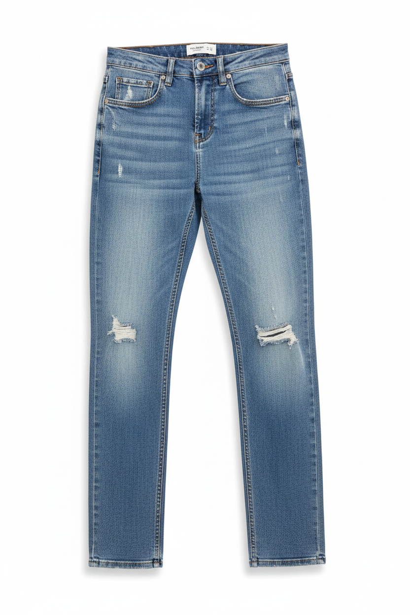 Pull & Bear Crazy Blue Jeans