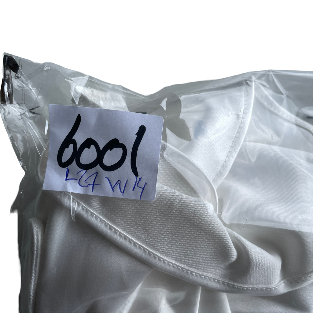 Women's White round neck satin mini zip up Corset knee length Y2K Dress