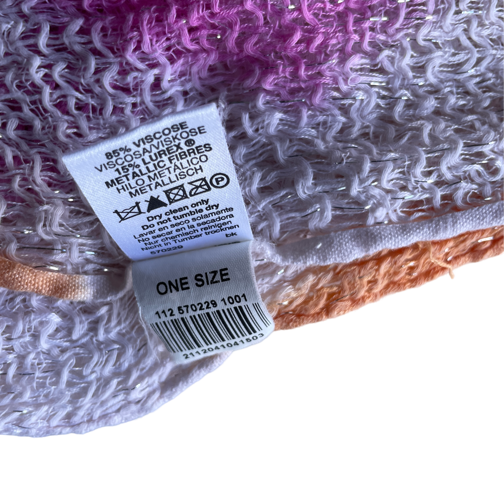 Multi colour Viscoe  River island women's scarf  NWT L 66 W 21 SKU 6004