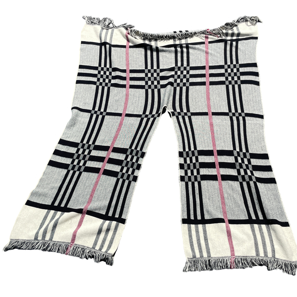 Plaid Multi Color Check Pattern Winter Muffler Scarf Cum Scarves  Shawl Stoles Woolen Women's Casual Soft And Warm (Yellow)