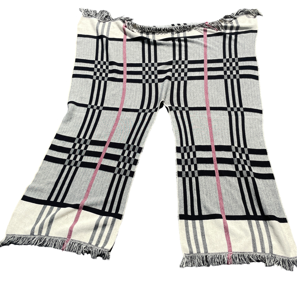 Plaid Multi Color Check Pattern Winter Muffler Scarf Cum Scarves  Shawl Stoles Woolen Women's Casual Soft And Warm (Yellow)