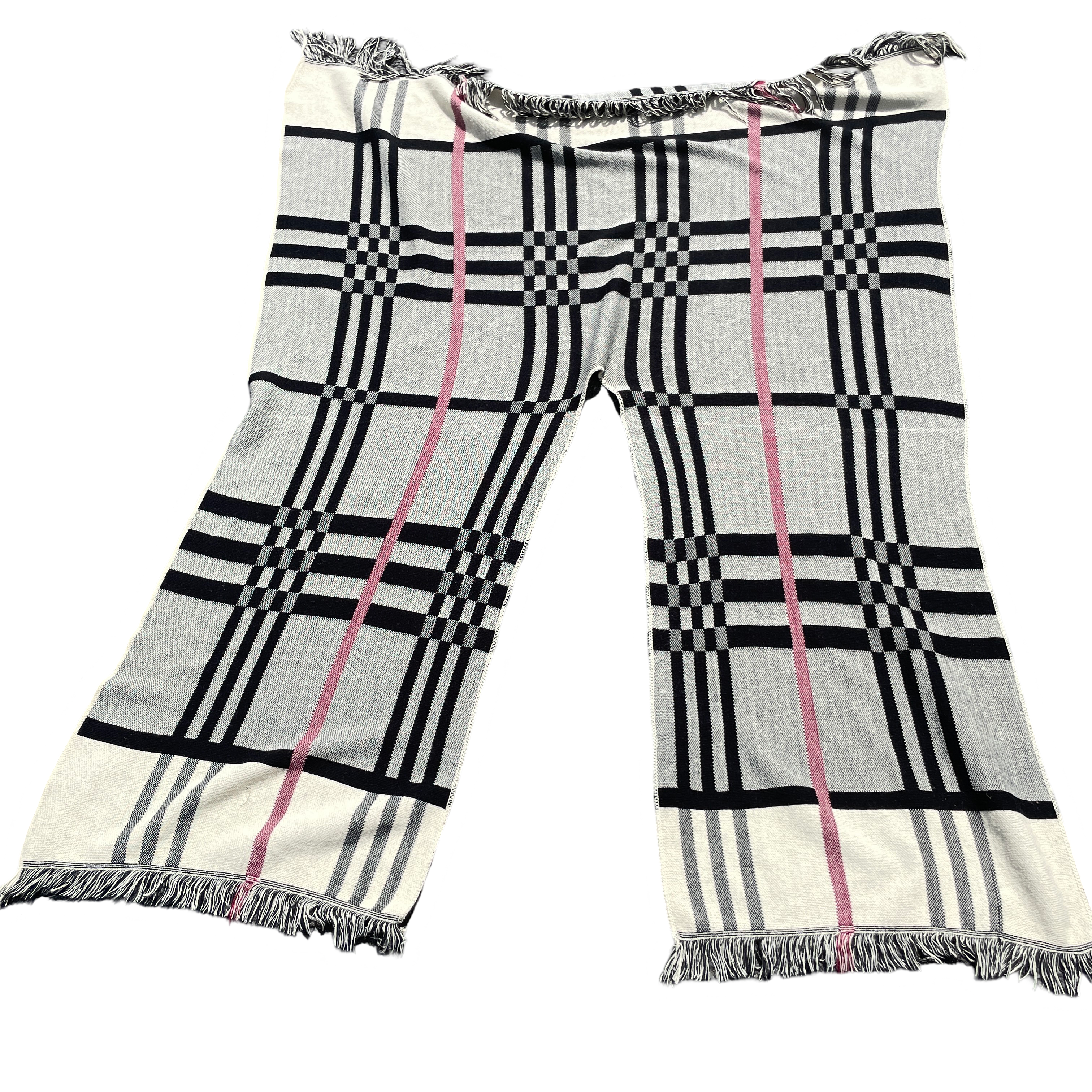 Plaid Multi Color Check Pattern Winter Muffler Scarf Cum Scarves  Shawl Stoles Woolen Women's Casual Soft And Warm (Yellow)