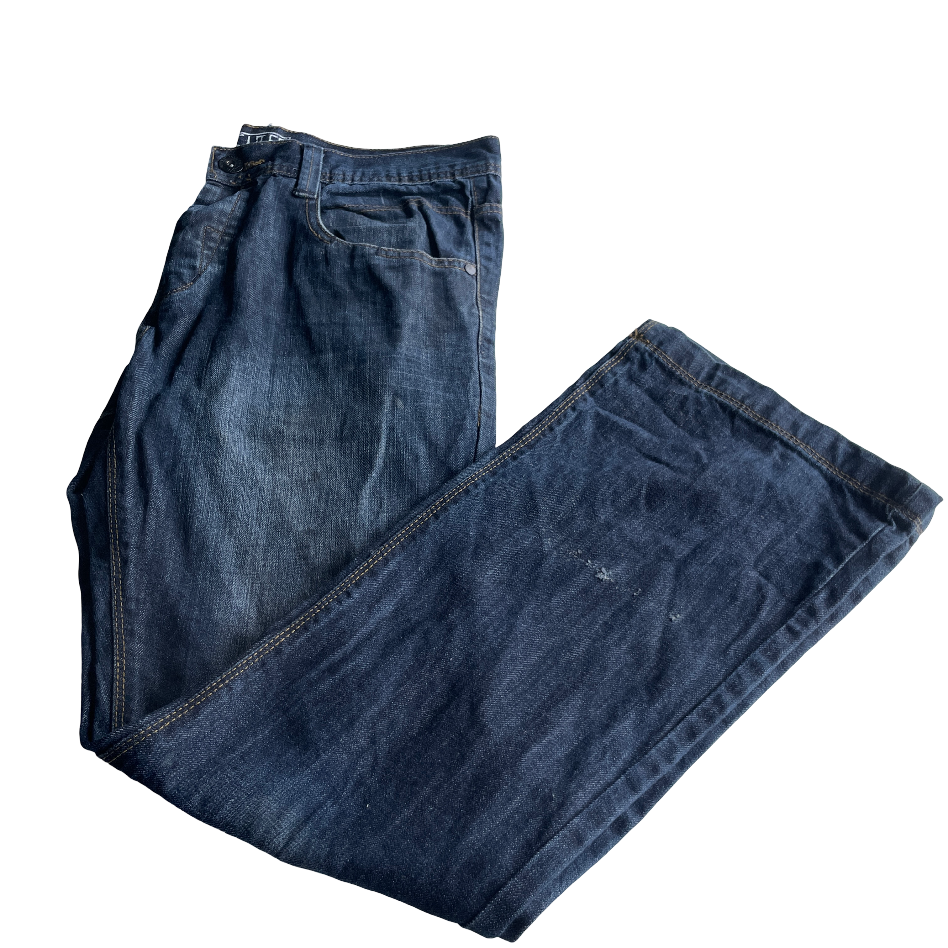 Vintage Womens bootcoot blue jeans  in L|SKU 6008