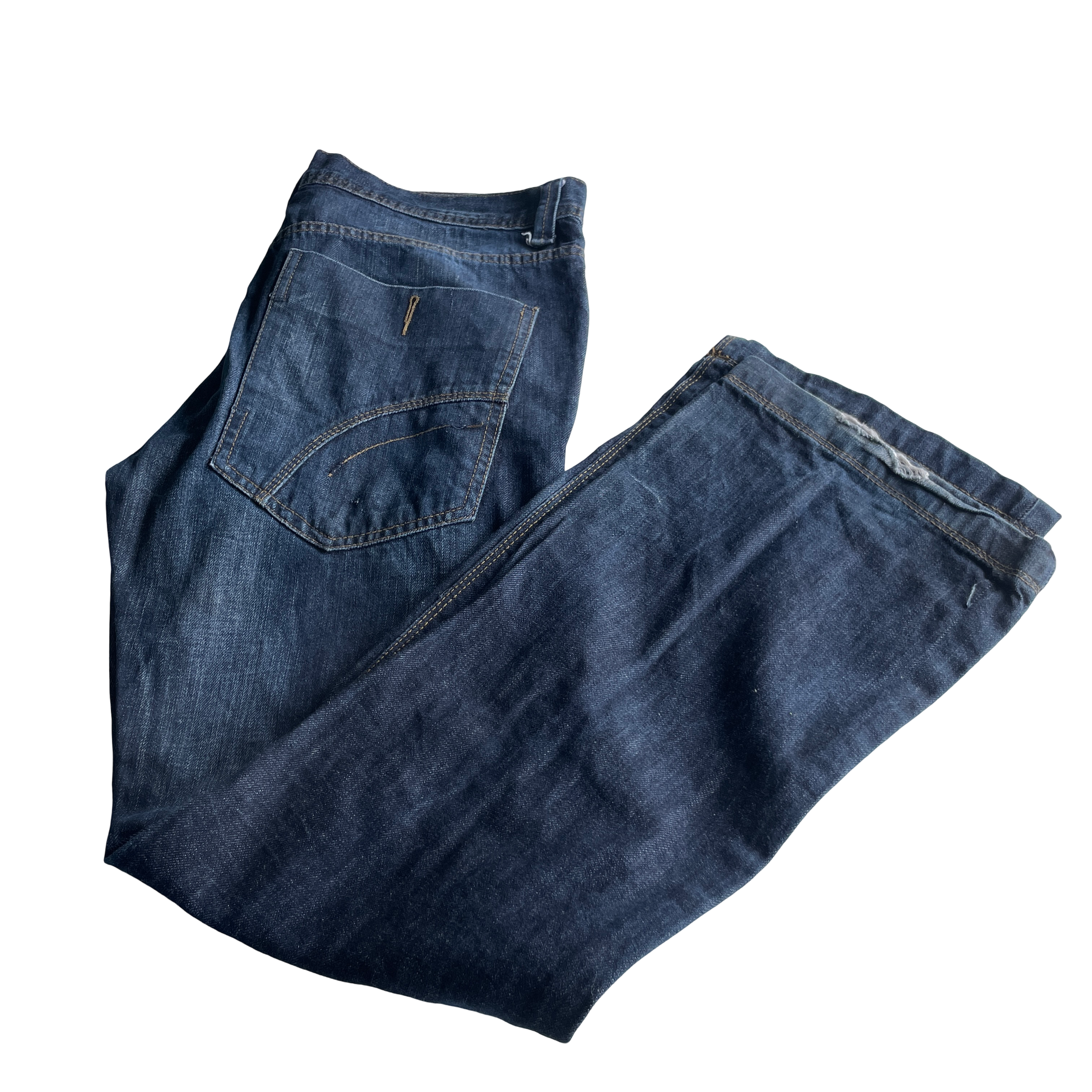 Vintage Womens bootcoot blue jeans  in L|SKU 6008