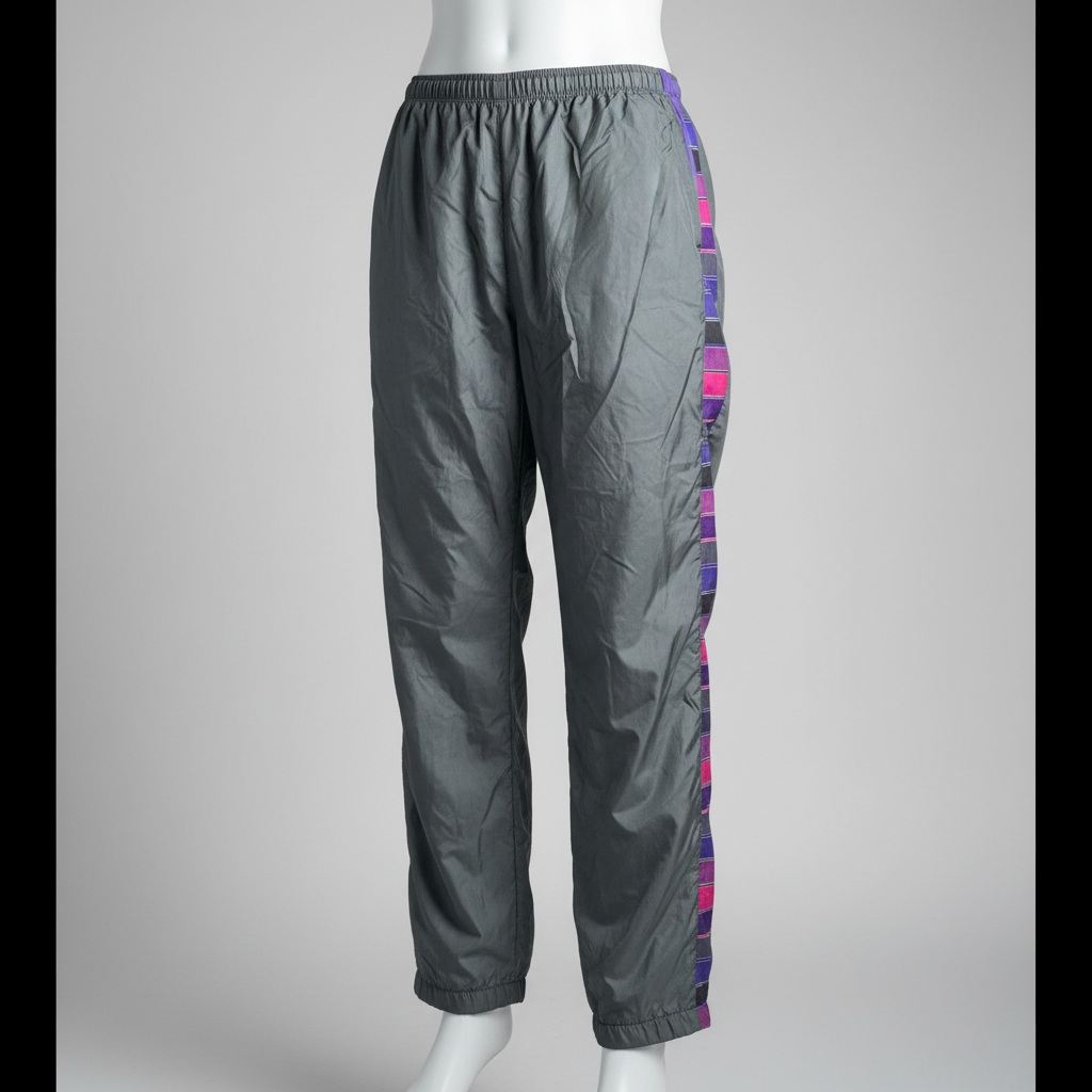 Vintage 90s colourblock 90s windbreaker shell pants trousers W 28 l 28 SKU 6011