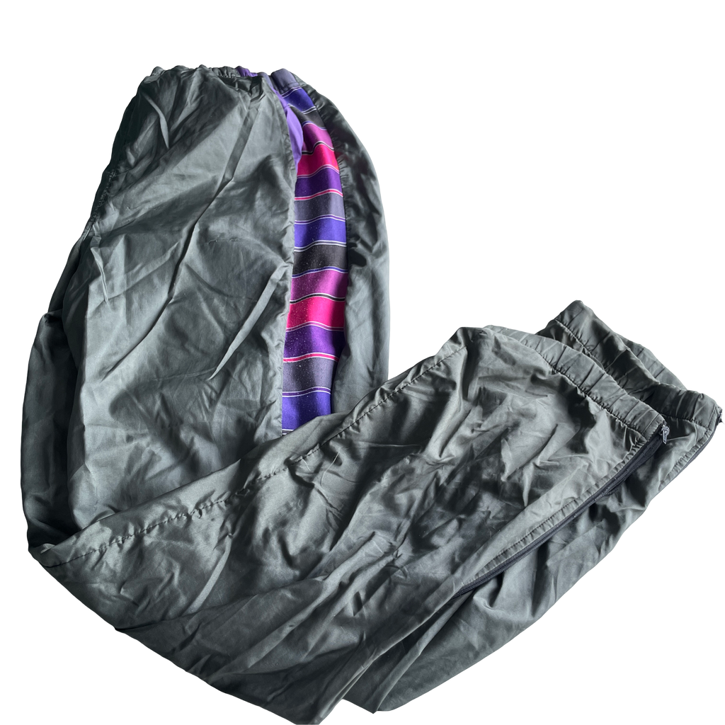 Vintage 90s colourblock 90s windbreaker shell pants trousers W 28 l 28 SKU 6011