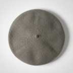 Vintage y2k grey beret cap