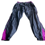 Unisex Women's  and Men's Blue and Purple Joggers-tracksuits shell pants 80/90s retro