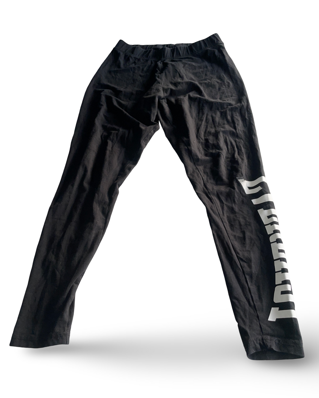 Everlast Women's Black and White Leggings elastic waists  L 23 W 22 SKU | 4601