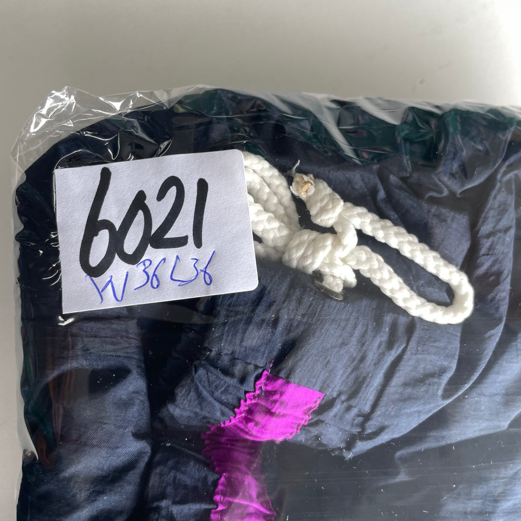 Unisex Women's  and Men's Blue and Purple Joggers-tracksuits shell pants 80/90s retro