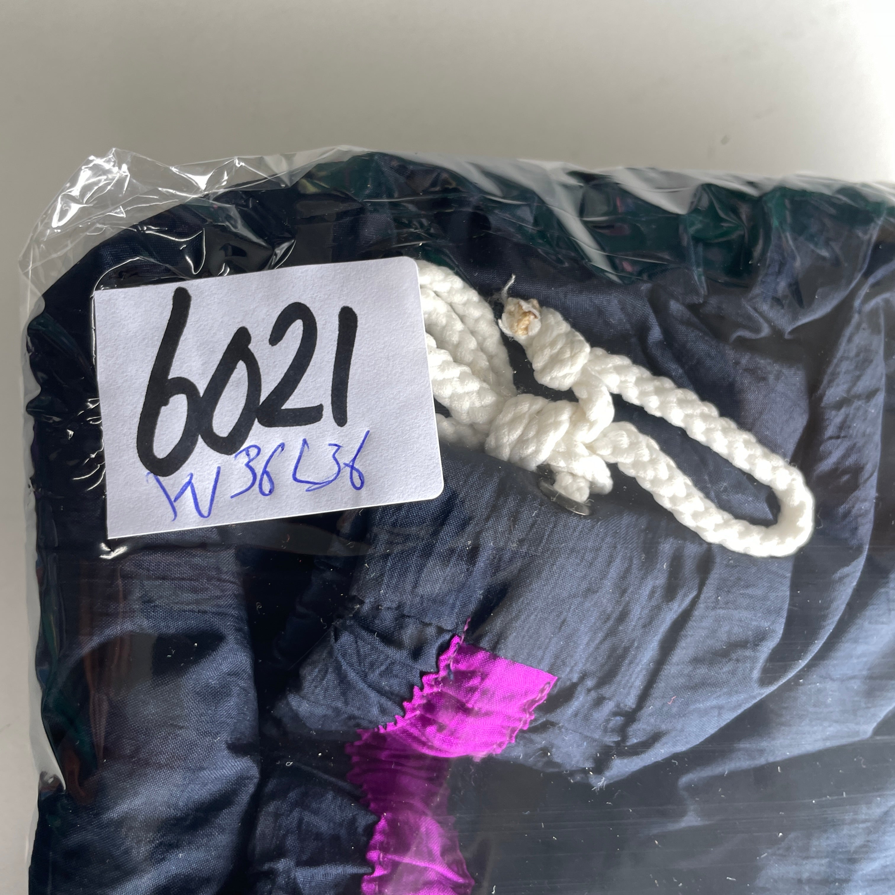 Unisex Women's  and Men's Blue and Purple Joggers-tracksuits shell pants 80/90s retro