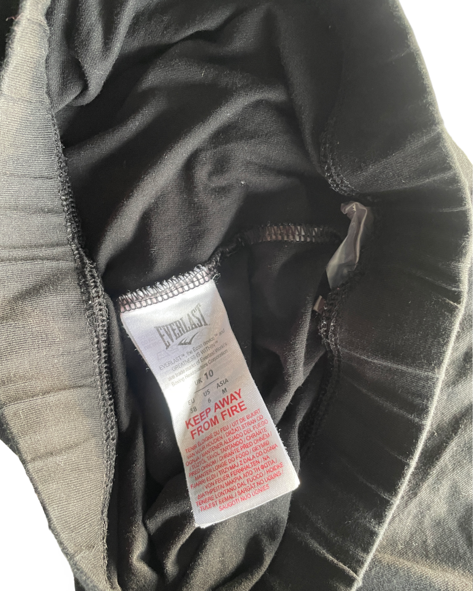 Everlast Women's Black and White Leggings elastic waists  L 23 W 22 SKU | 4601