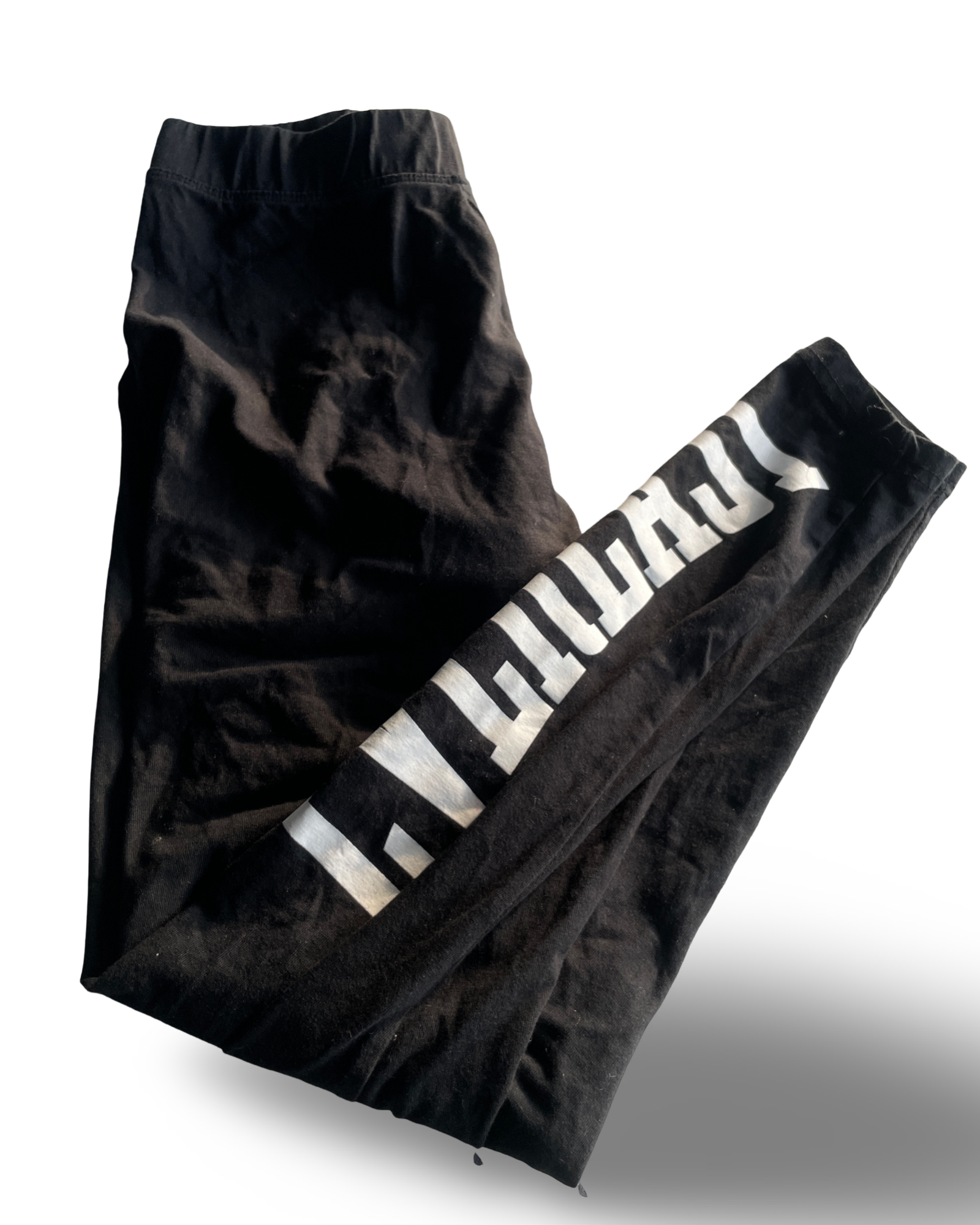 Everlast Women's Black and White Leggings elastic waists  L 23 W 22 SKU | 4601