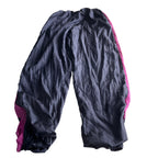 Vintage 90's Hot Purp + Blue Warm-up Pants Men's M Nylon ShellWarm lining W32L32 SKU 6028