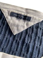 Vintage Women's Tommy Hilfiger Ribbed Sweater in Blue - Size M/L (SKU 4606)