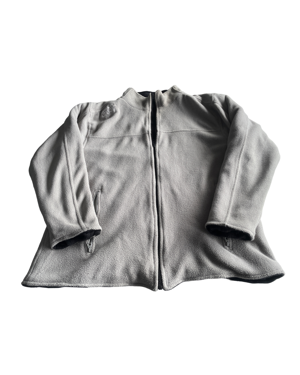 Vintage Reversible Heavy Thick Men's Full-Zip Polar Fleece Lined Jacket - Size M/L (SKU 4614)