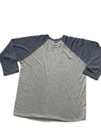 Rubynee Vintage y2k long sleeve tshirt in grey and blue