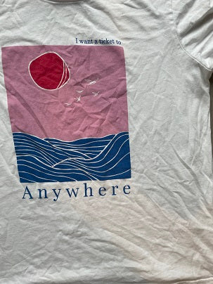 Rubynee Vintage y2k white tshirt