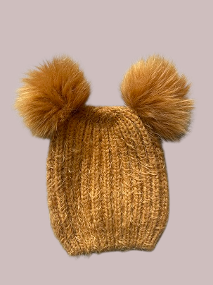 Rubynee Vintage y2k brown benie cap