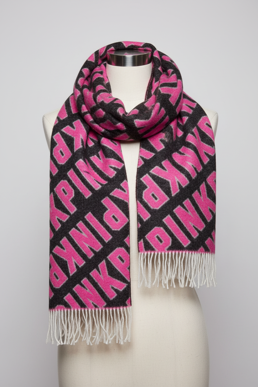Vintage y2k pink scarf