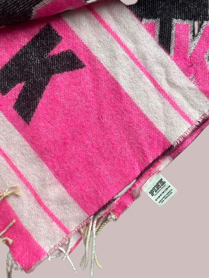 Rubynee Vintage y2k pink scarf