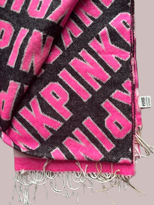 Rubynee Vintage y2k pink scarf