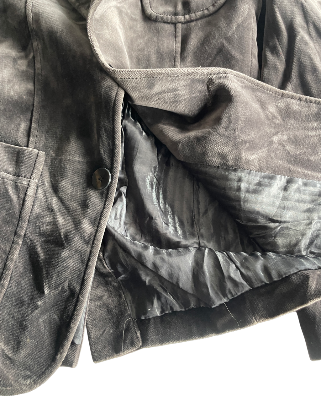 Vintage Brown Velvet Zara Blazer Jacket - Men's Size M (SKU 4615)