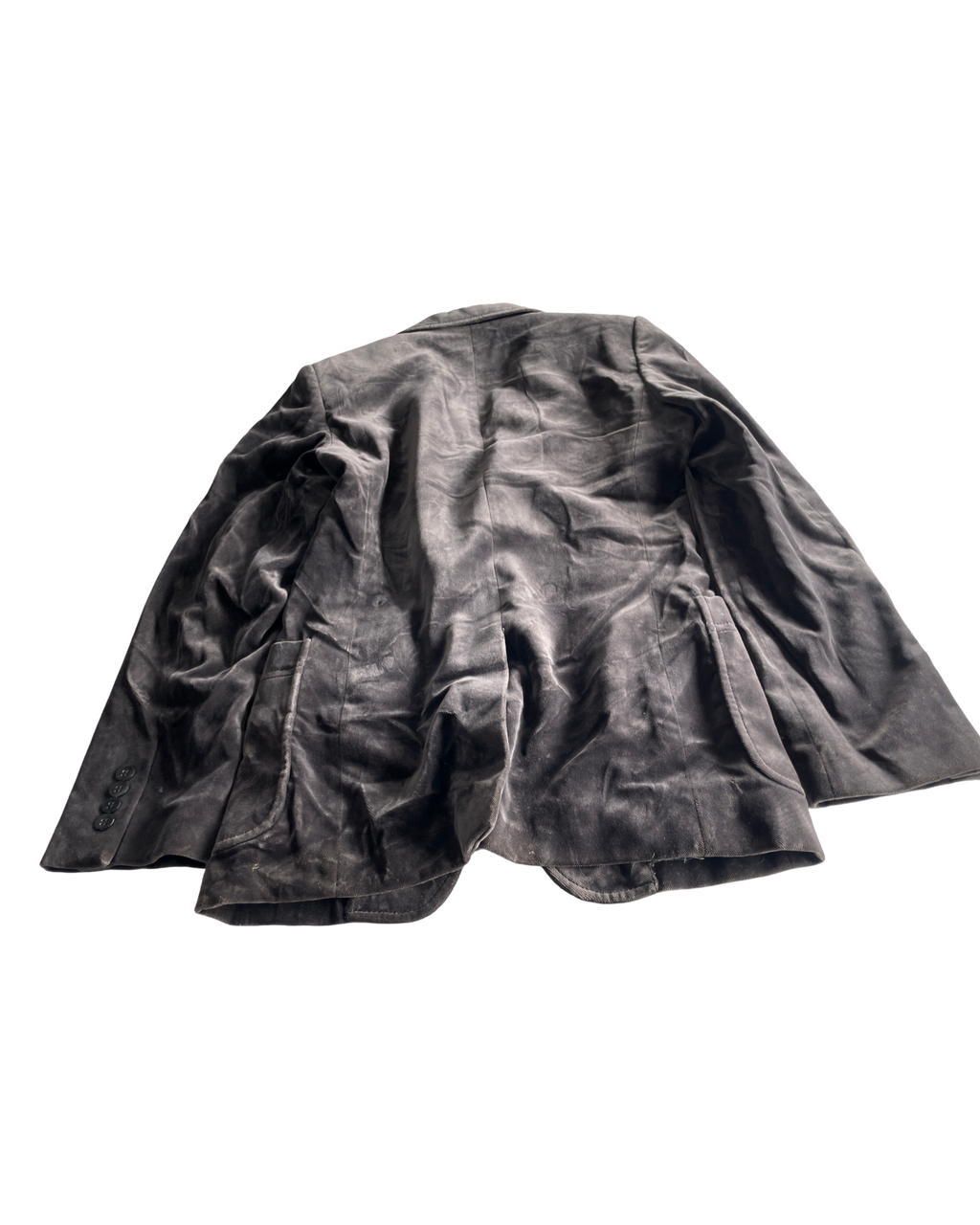 Vintage Brown Velvet Zara Blazer Jacket - Men's Size M (SKU 4615)