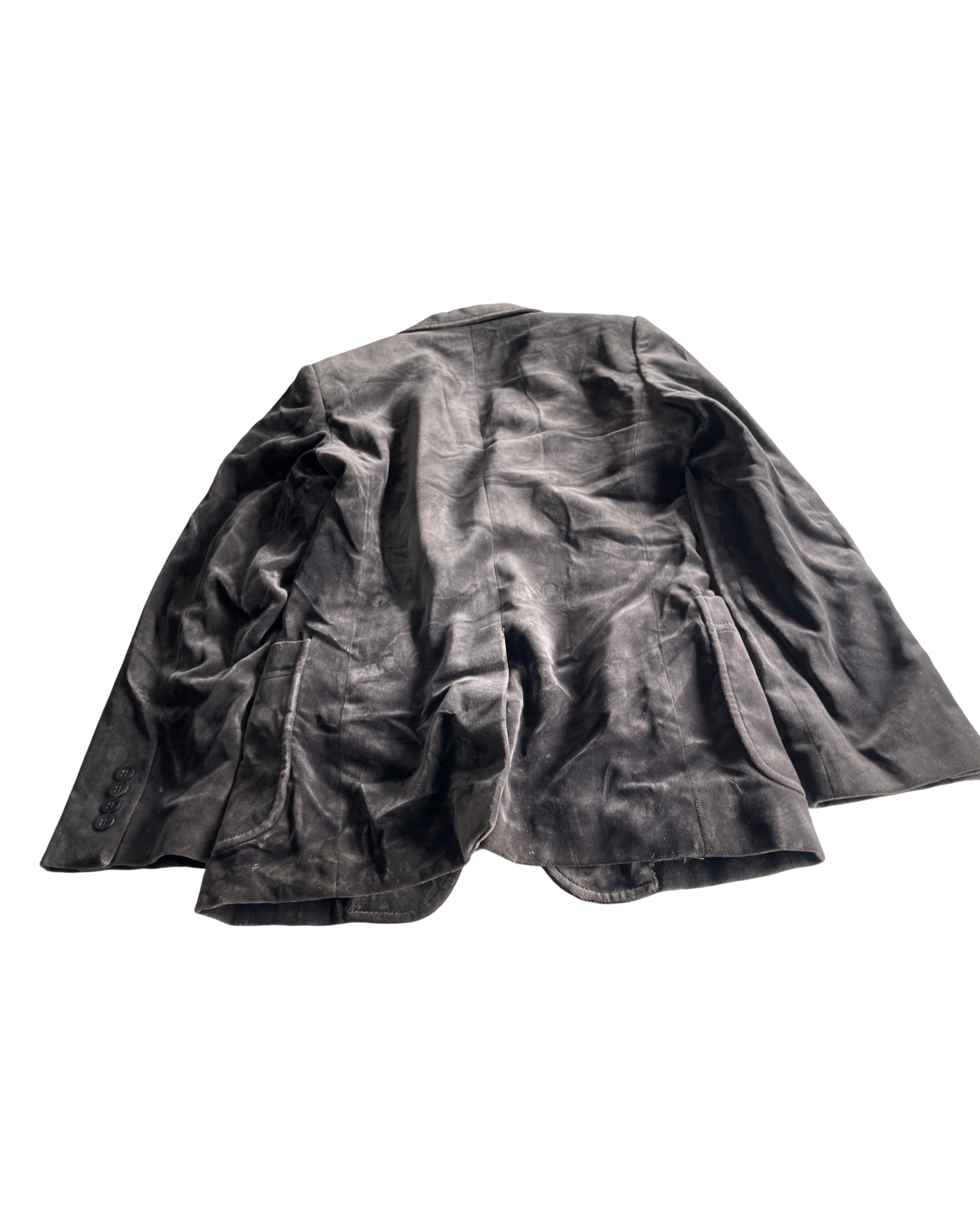 Vintage Brown Velvet Zara Blazer Jacket - Men's Size M (SKU 4615)