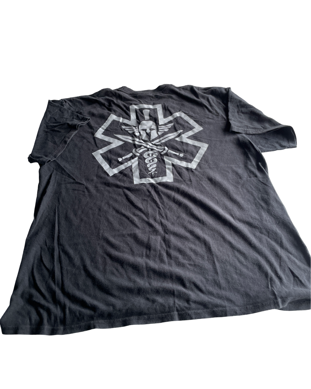 Vintage Black Casual Graphic T-Shirt - Size XL (SKU 4617)
