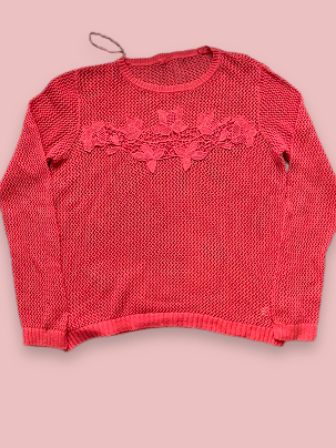 Rubynee Vintage y2k red net tshirt