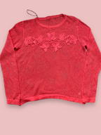 Rubynee Vintage y2k red net tshirt