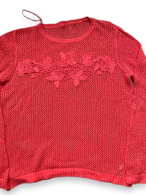 Rubynee Vintage y2k red net tshirt