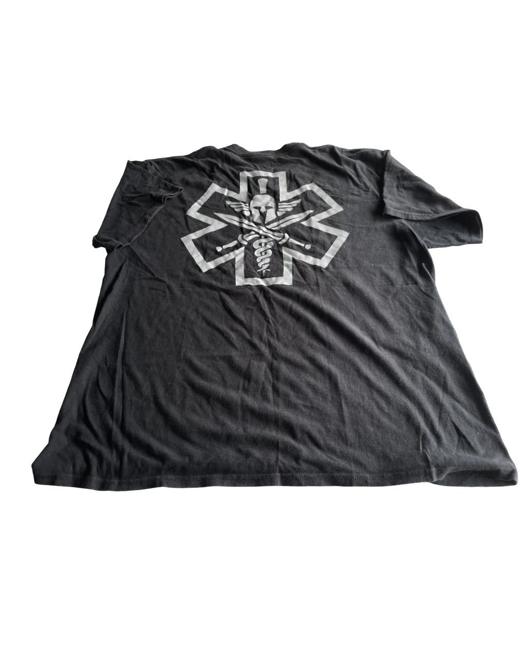 Vintage Black Casual Graphic T-Shirt - Size XL (SKU 4617)